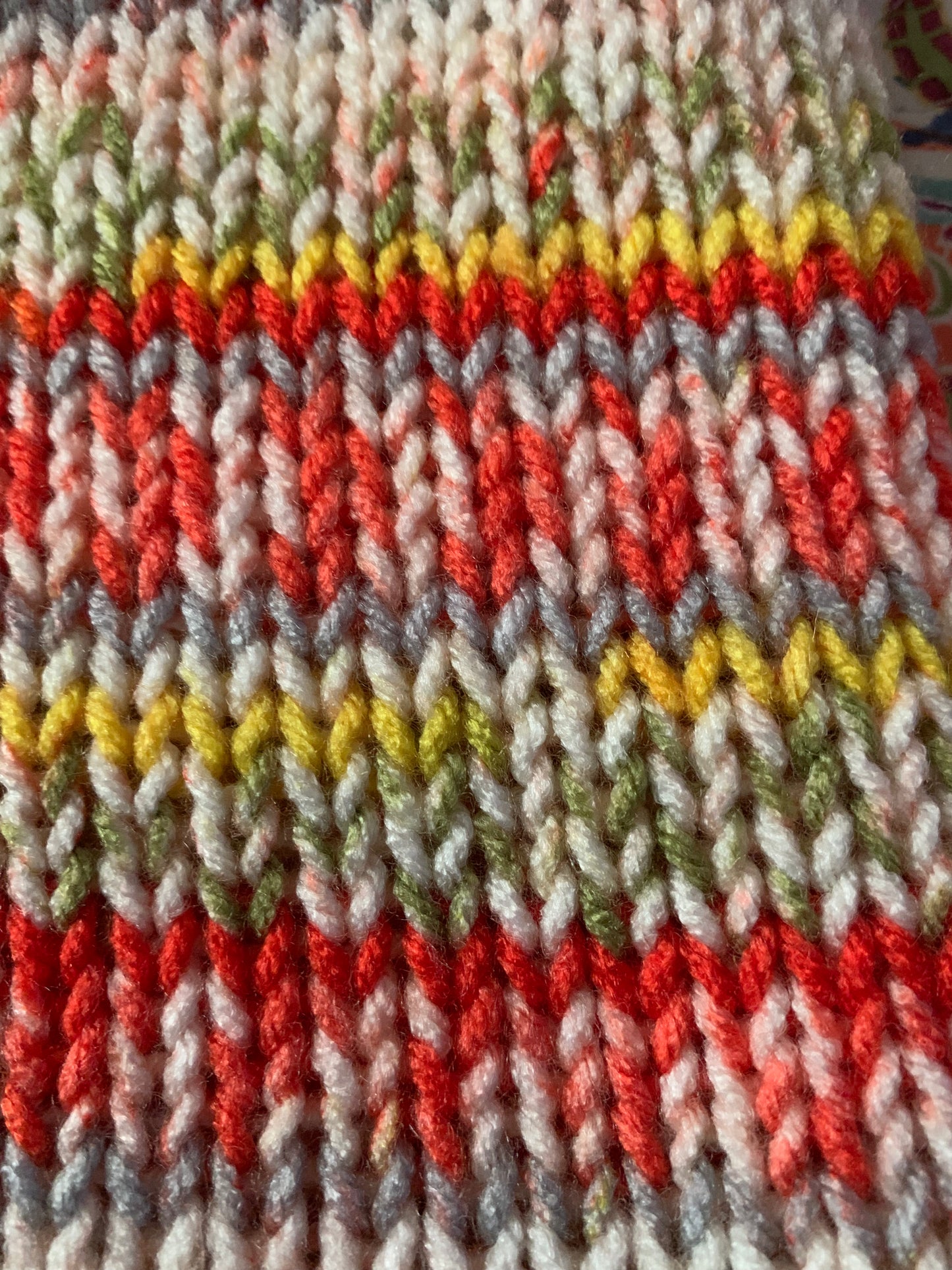 Gray,White,Yellow,Orange Skull Cap, Beanie, Dockers Hat, Fishermen Cap, Skully (KNITTED)