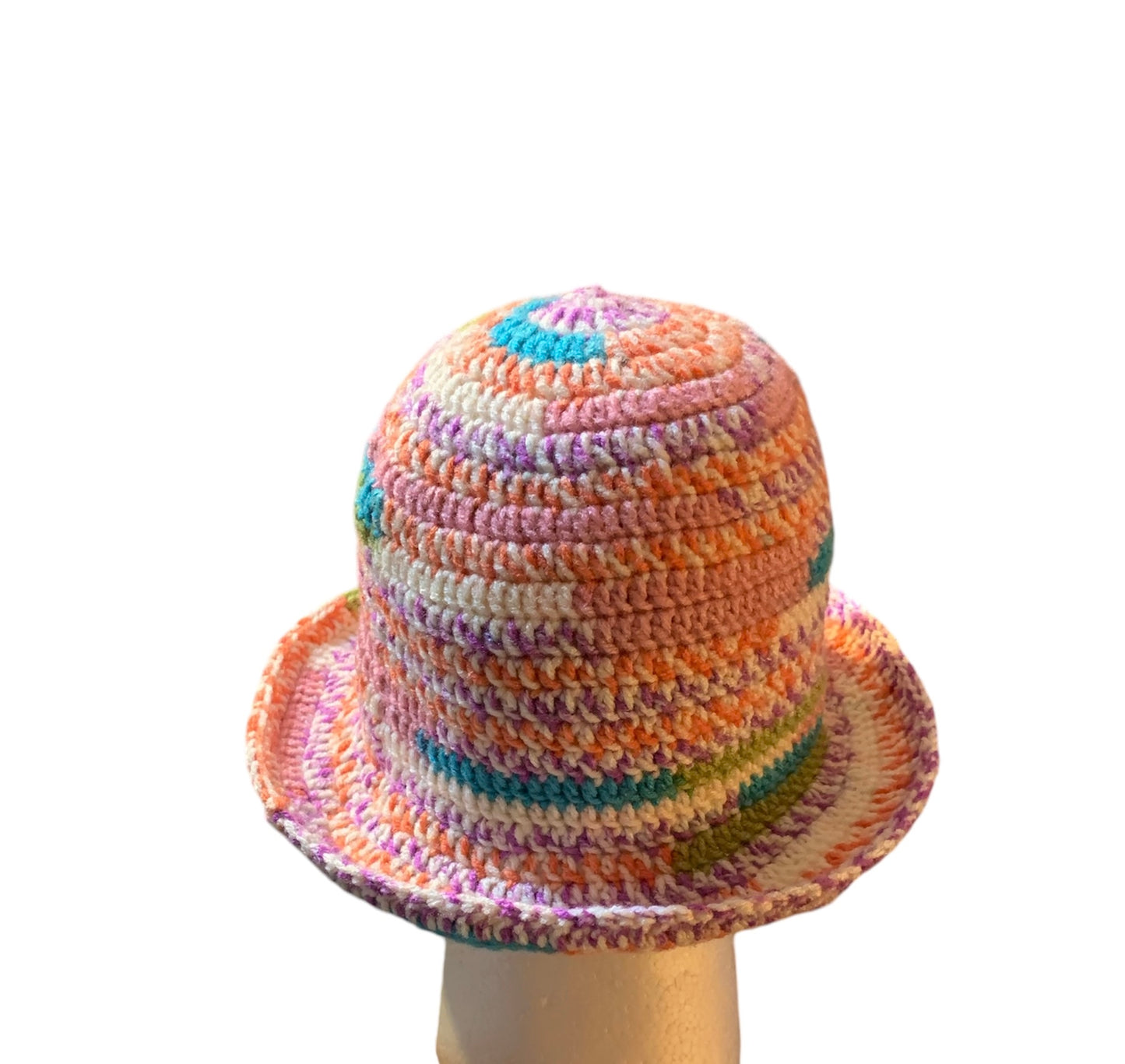 Tahira Multi color bucket hat (Crochet)