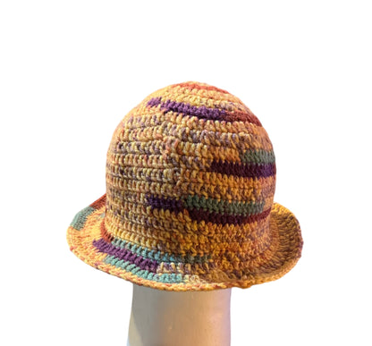 Fatimah Multi color bucket hat (Crochet)