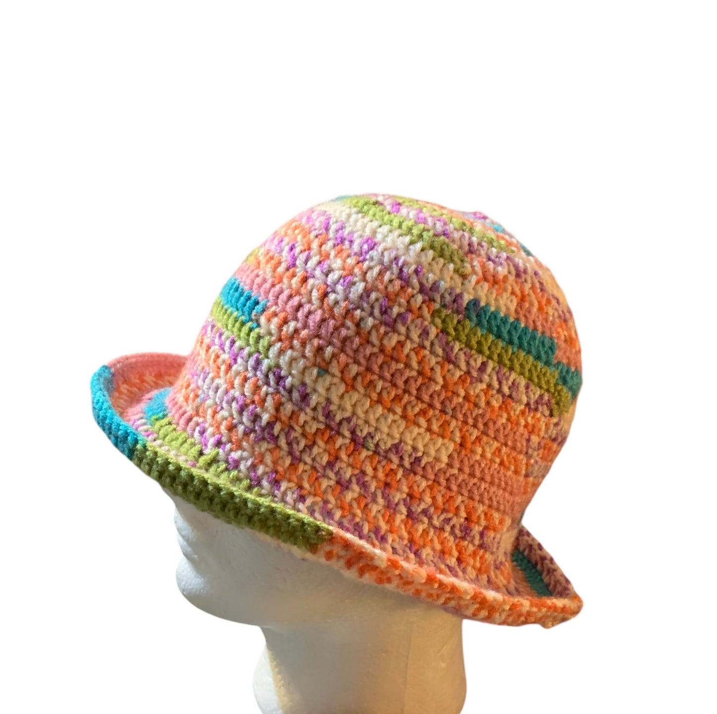 Tahira Multi color bucket hat (Crochet)