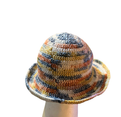 Laila’s Multi color bucket hat (Crochet)