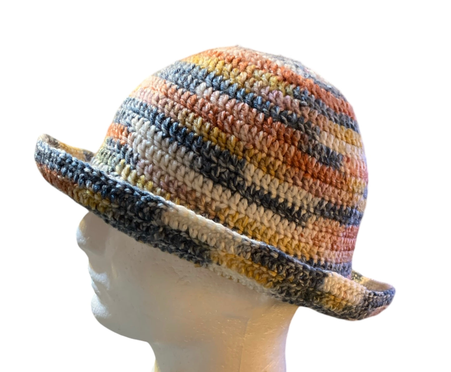 Laila’s Multi color bucket hat (Crochet)