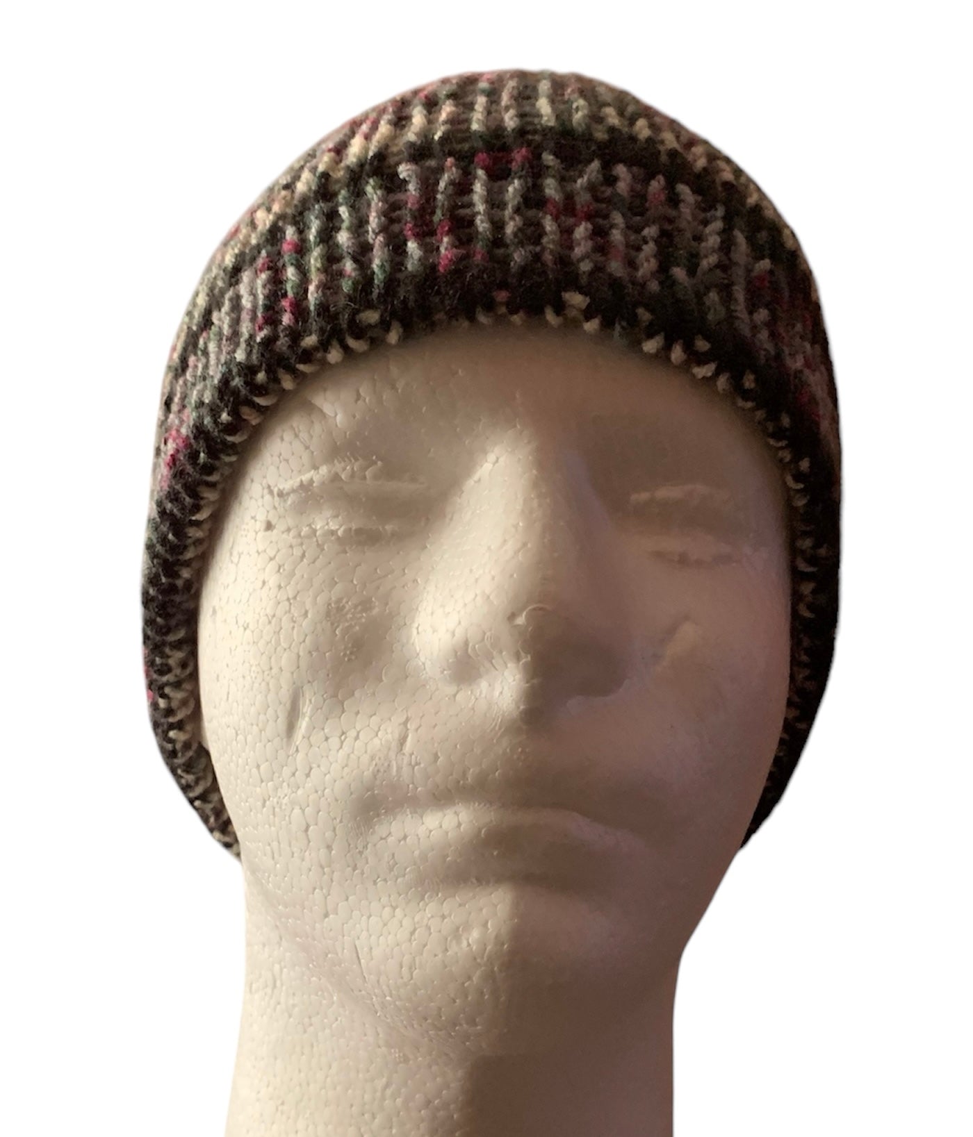 Black,Gray,White,Burgundy Speckled Skull Cap, Beanie, Dockers Hat, Fishermen Cap, Skully (KNITTED)