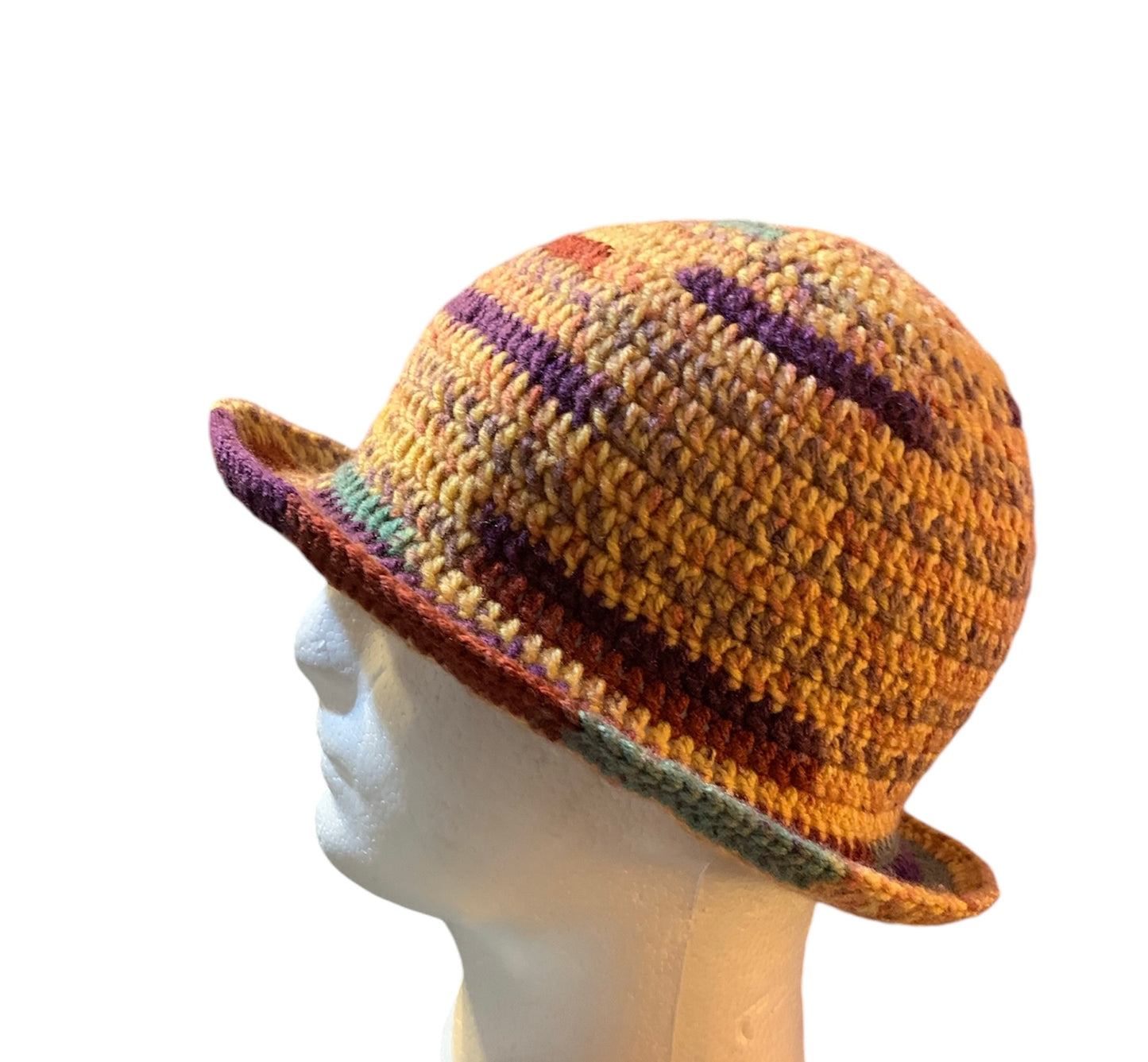 Fatimah Multi color bucket hat (Crochet)