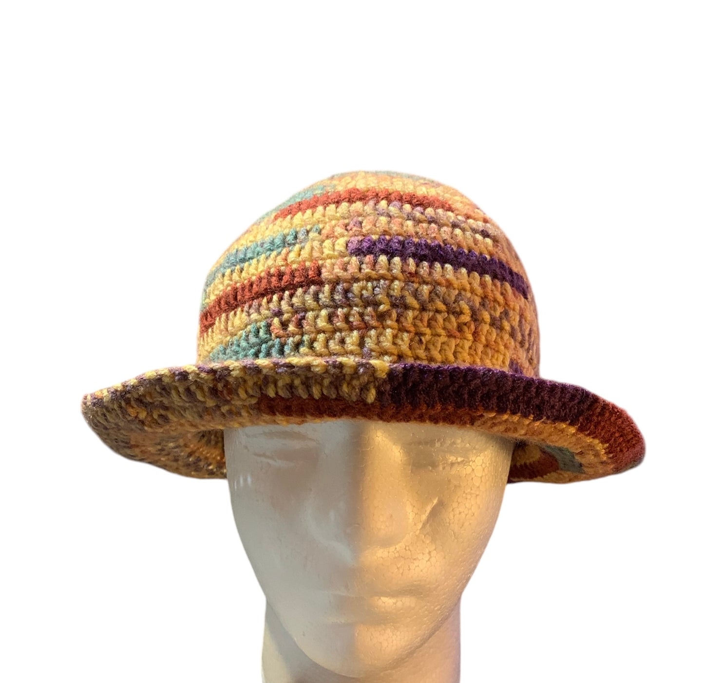 Fatimah Multi color bucket hat (Crochet)