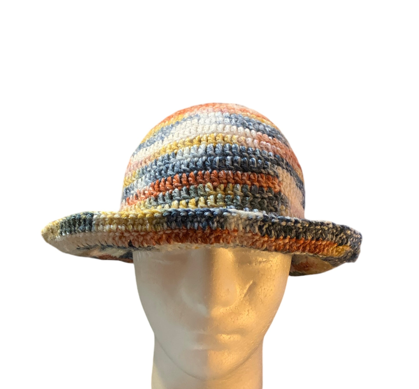 Laila’s Multi color bucket hat (Crochet)